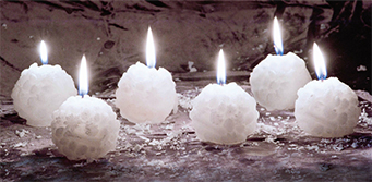 Candele Fiocco di neve